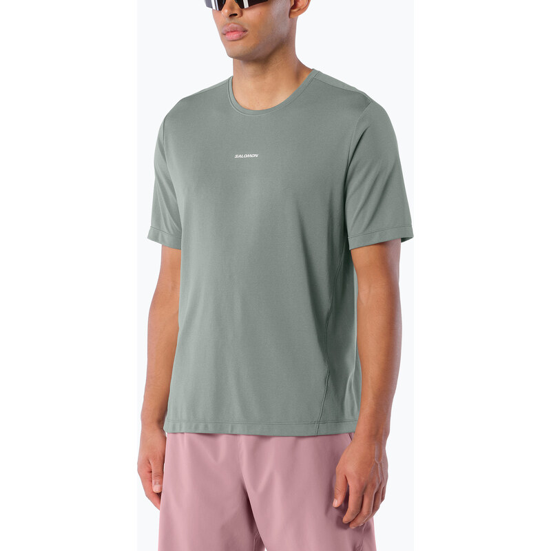 Pánské běžecké tričko Salomon Shakeout Core SS Tee castor gray