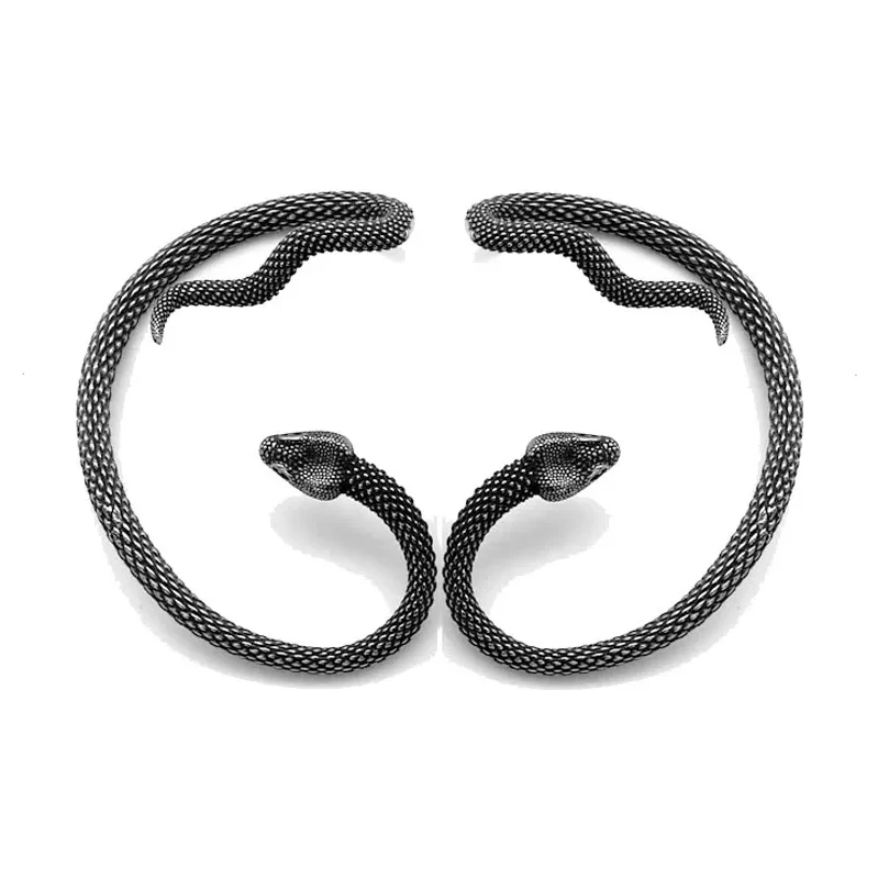 Titan Jewerly Ocelová záušnice na ucho Had Serpent