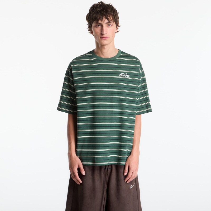 Tričko New Era Stripe OS Tee UNISEX Latte M