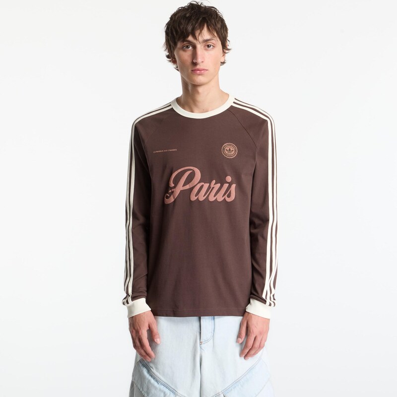 adidas Originals Tričko adidas Paris Jersey Tee Brown XXL