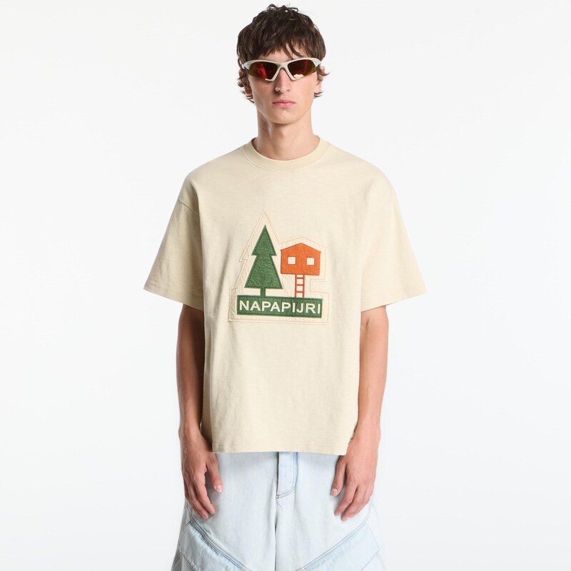 Tričko Napapijri S-Trahus T-Shirt Putty L