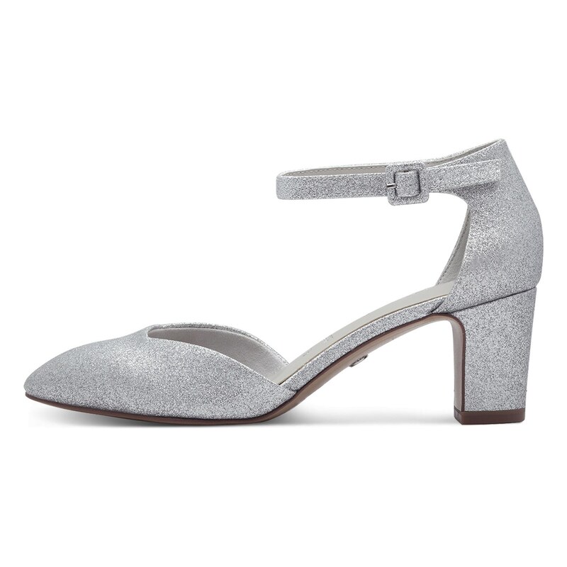 Tamaris lodičky 24432 Silver Glam