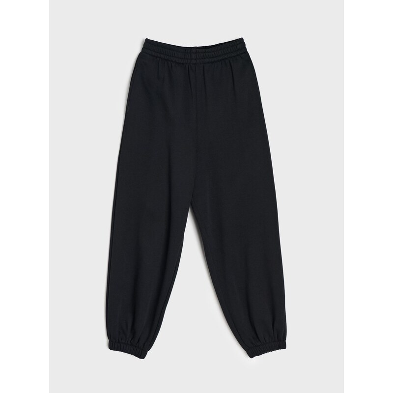 Sinsay - Oversize jogger tepláky - černá