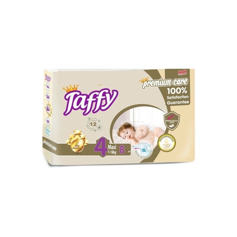 Taffy Premium Care vel. 4 MAXI 7-18kg, 8ks