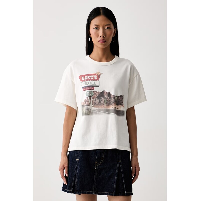 Levis oversize tričko dámské bavlněné GR VINTAGE
