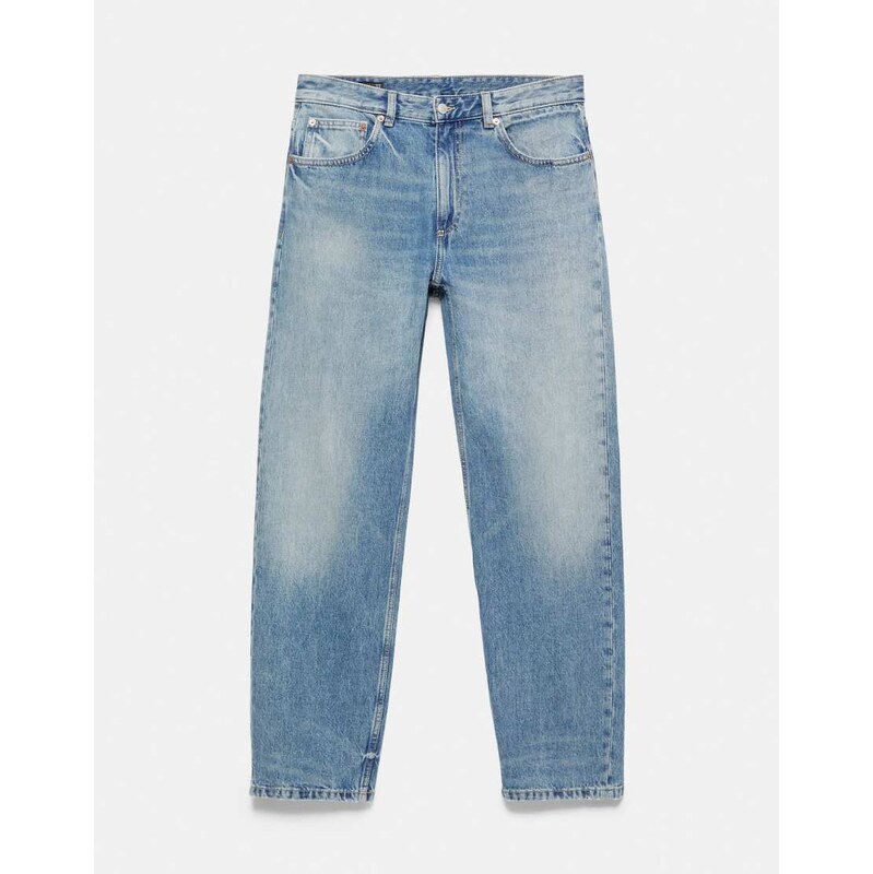 Pull&Bear Straight-leg jeans in medium blue