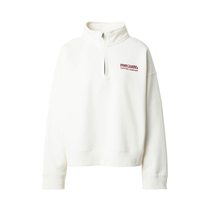 RIP CURL Sportovní mikina SURF PUFF režná / bordó