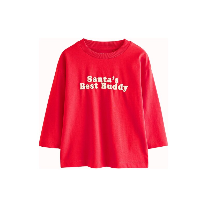 Next Tričko červená / offwhite