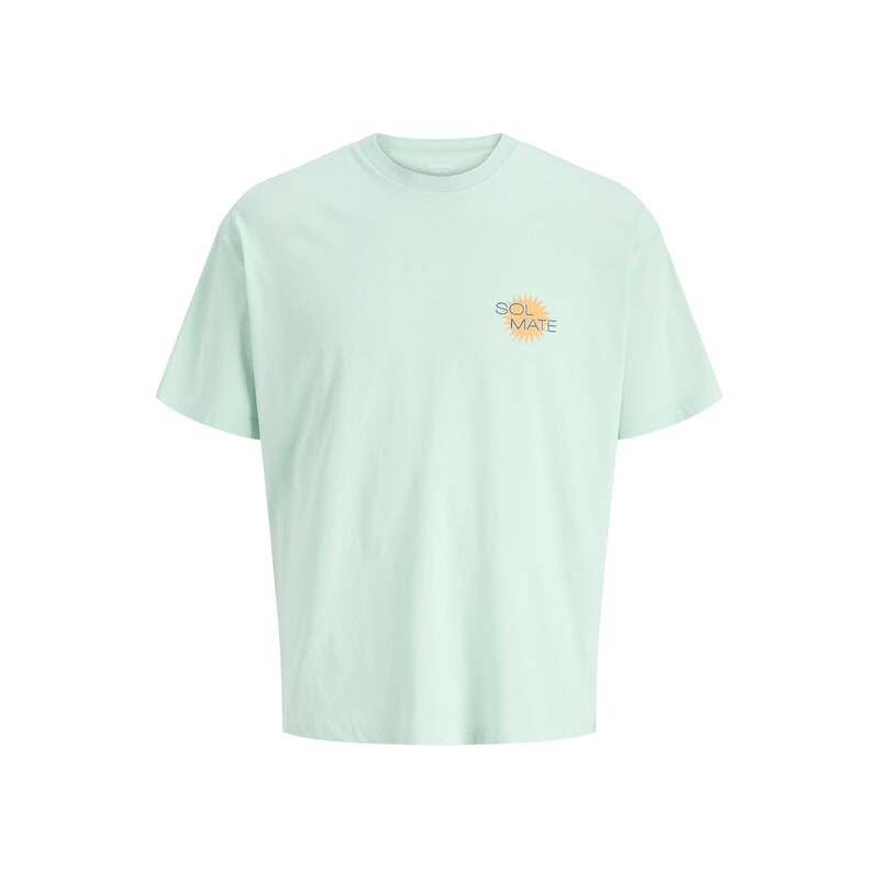 JACK & JONES Tričko JORSUN opálová / hořčicová / světle zelená /