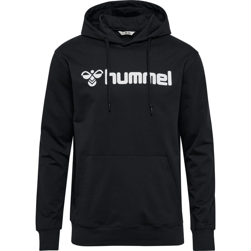 Hummel Sportovní mikina černá / bílá