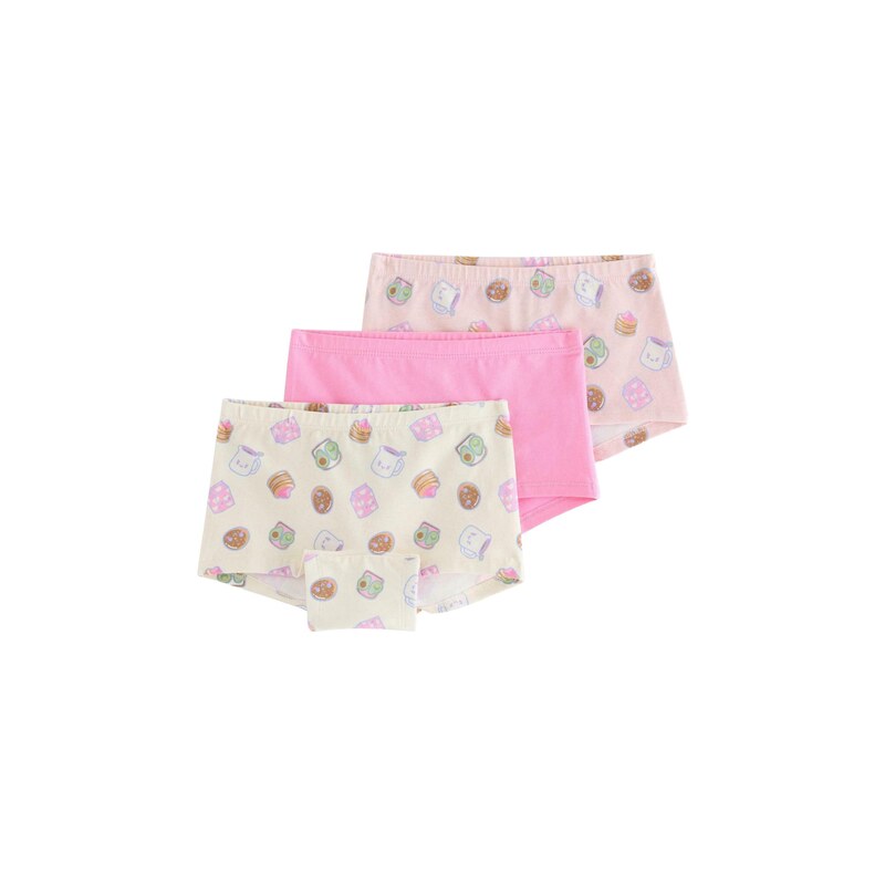 Lindex Spodní prádlo Cute Food chladná modrá / pink / růžová /
