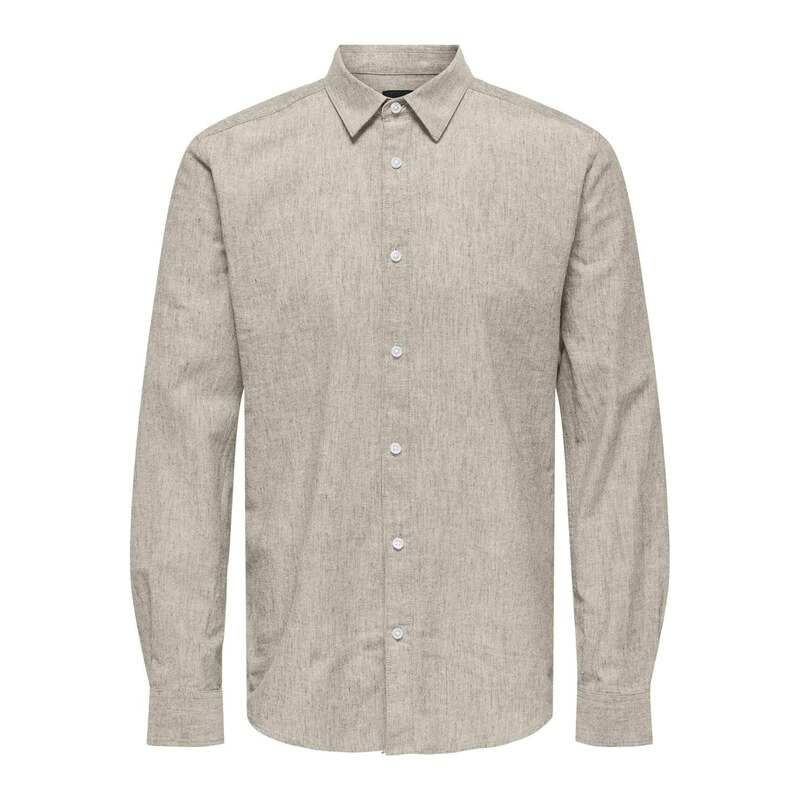 Only & Sons Košile Casey šedý melír