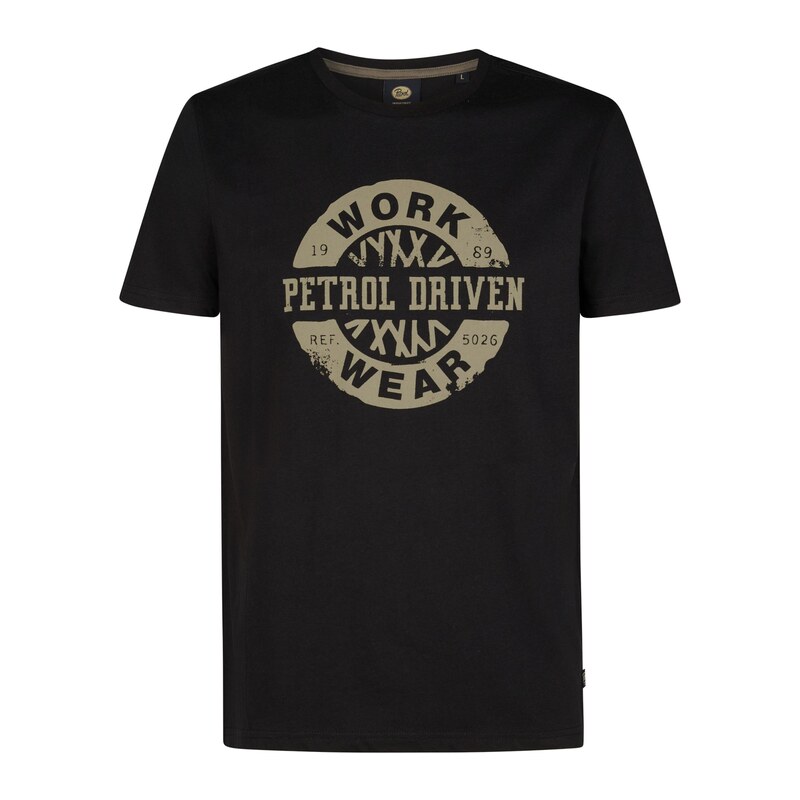 Petrol Industries Tričko černá