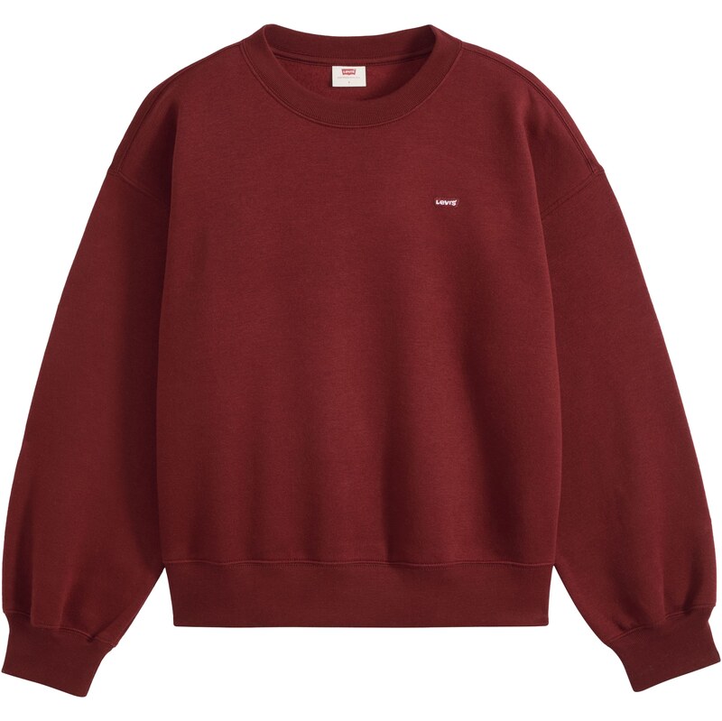 LEVIS  Mikina EVERYDAY karmínově červené