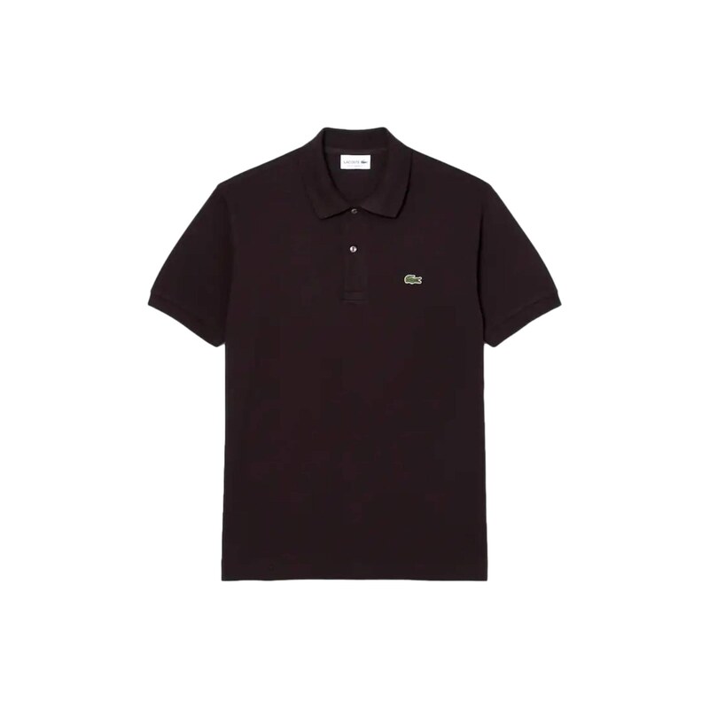 LACOSTE Tričko tmavě hnědá