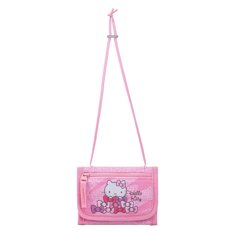 Baagl Hello Kitty Sweet Leopard peněženka na krk, růžová One