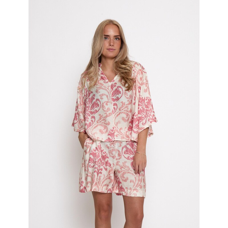 Peppercorn Halenka Otella oranžový melír / offwhite