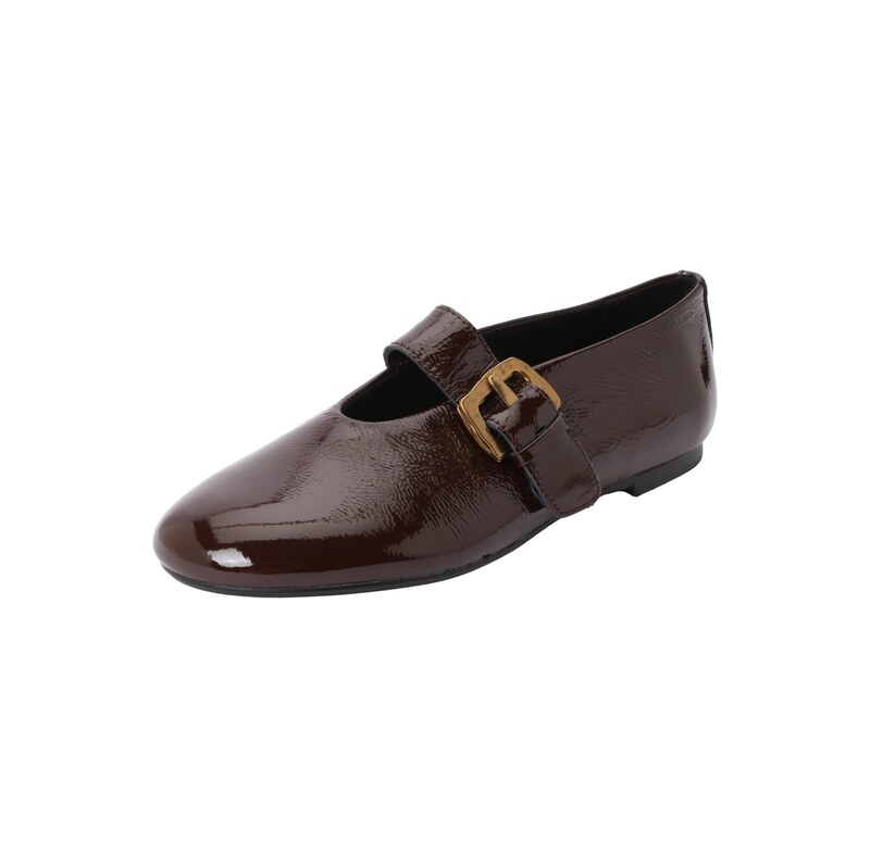VAGABOND SHOEMAKERS Baleríny s řemínky ALEYA čokoládová