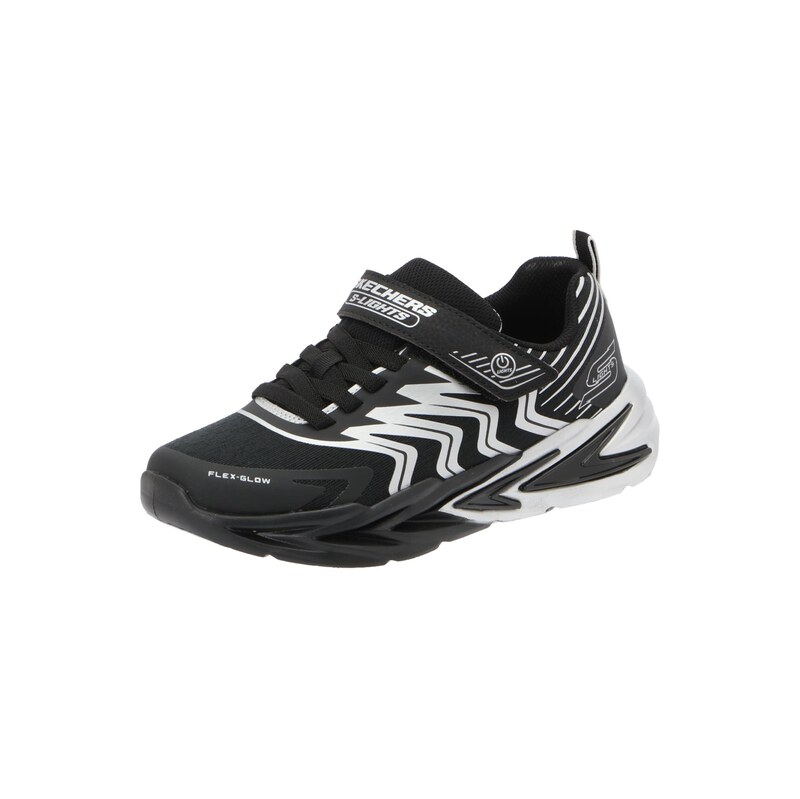 SKECHERS Tenisky FLEX-GLOW ULTRA černá / stříbrná / bílá