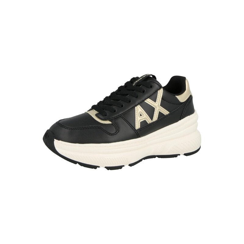 ARMANI EXCHANGE Tenisky zlatá / černá