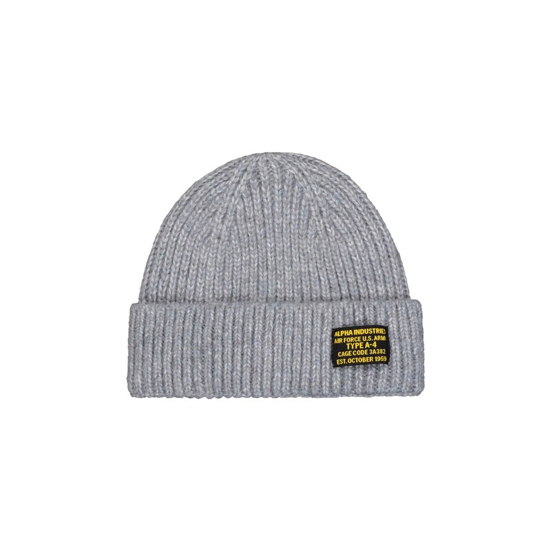 ALPHA INDUSTRIES Čepice stříbrně šedá