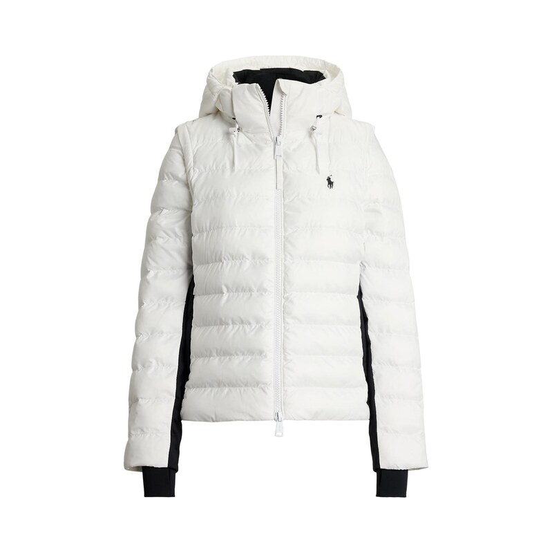 Polo Ralph Lauren Přechodná bunda černá / bílá