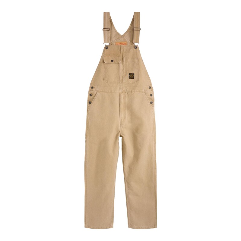 LEVIS  Džíny s laclem světle hnědá