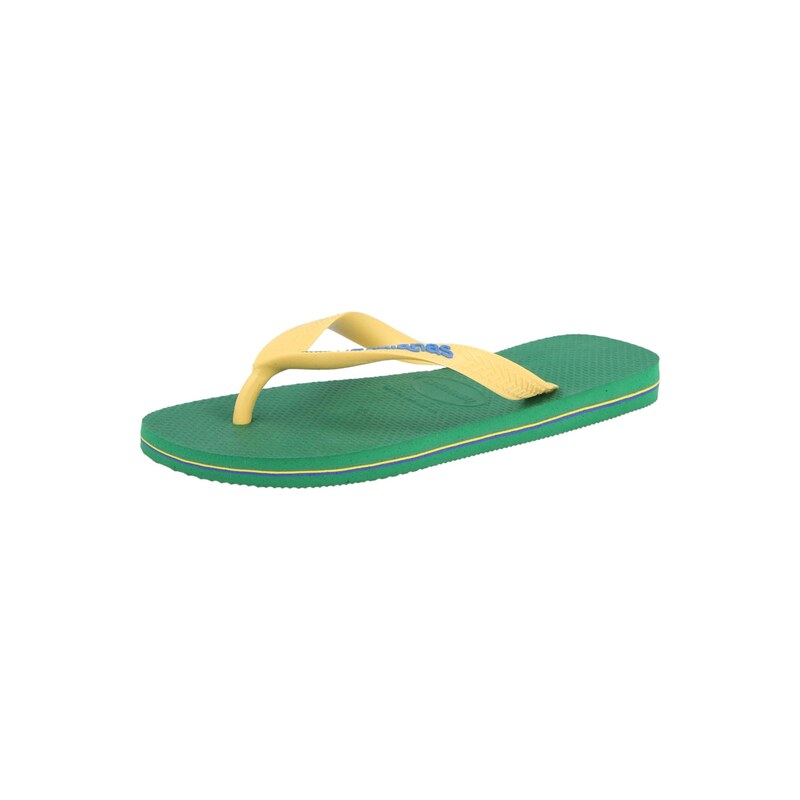 HAVAIANAS Žabky BRASIL modrá / žlutá / zelená