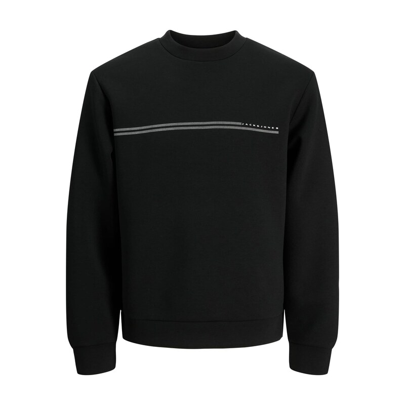 JACK & JONES Mikina Fusion hnědá / černá