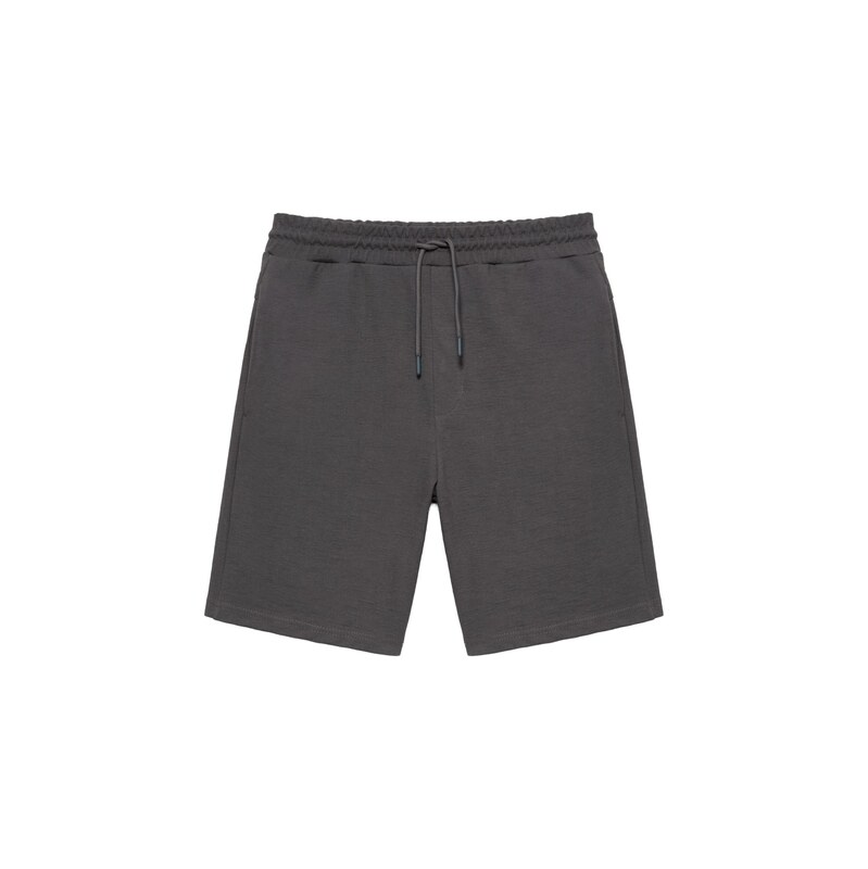 Pull&Bear Kalhoty tmavě šedá