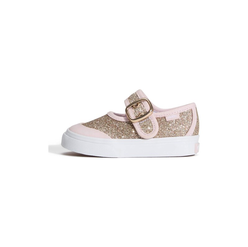 VANS Baleríny zlatá / pastelově růžová