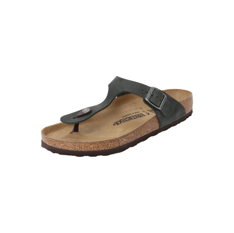 BIRKENSTOCK Žabky Gizeh tmavě zelená