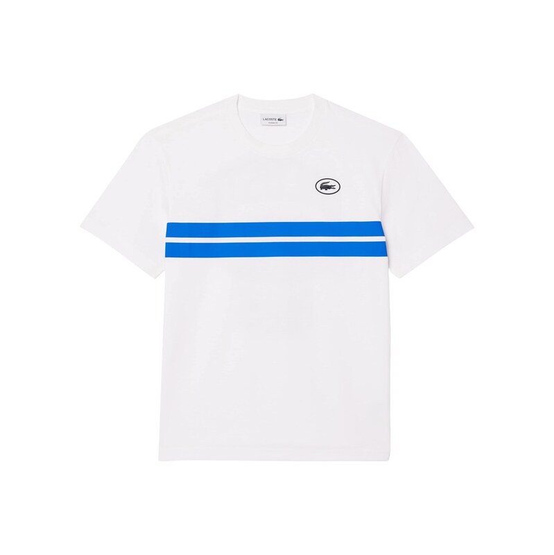 LACOSTE Tričko modrá / černá / bílá