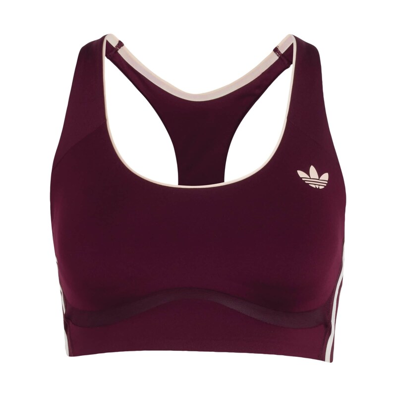 ADIDAS ORIGINALS Podprsenka bordó / přírodní bílá
