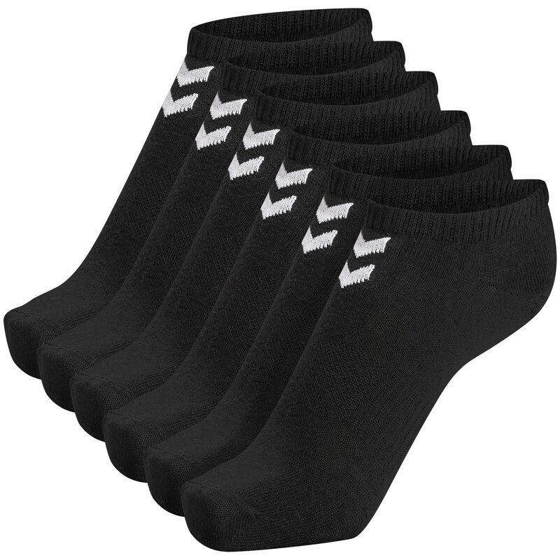 Hummel Sportovní ponožky Chevron černá / bílá