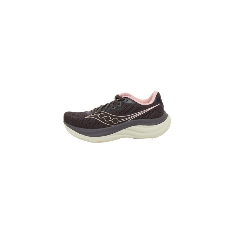 saucony Běžecká obuv RIDE 19 tmavě hnědá / růžová