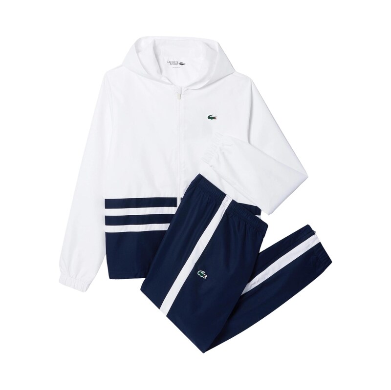 LACOSTE Joggingová souprava námořnická modř / zelená / krvavě