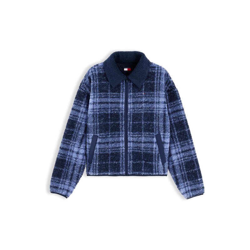 Tommy Jeans Přechodná bunda modrá / marine modrá
