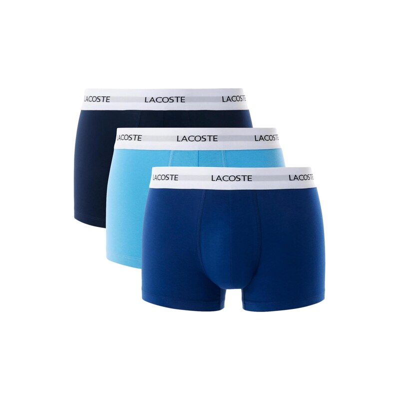 LACOSTE Boxerky modrá / světlemodrá / tmavě modrá