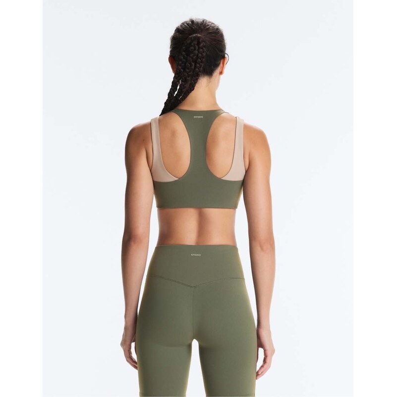 OYSHO Evermove medium-support double-effect sports bra in