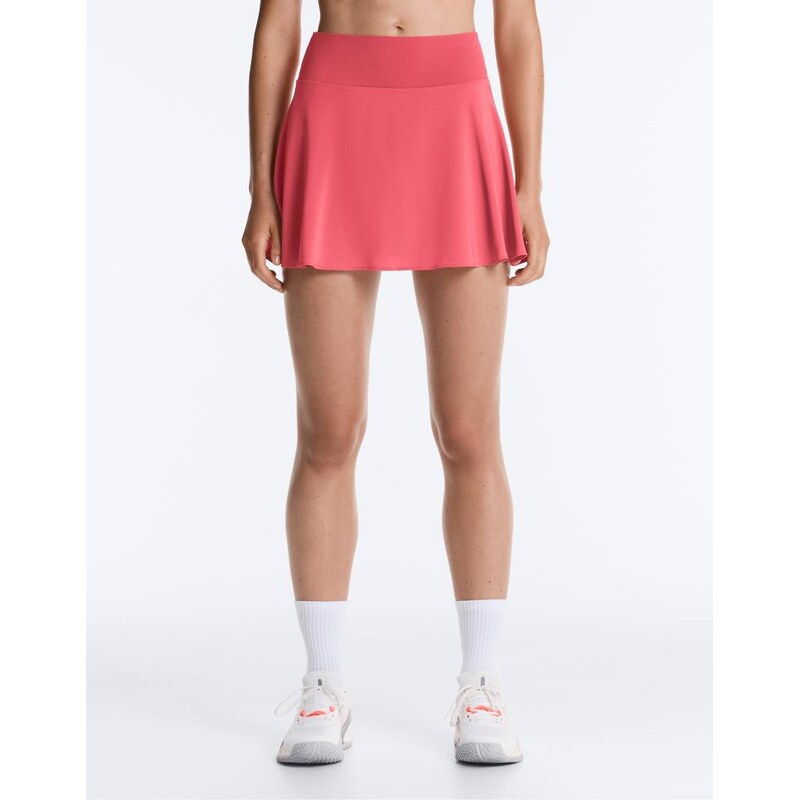 OYSHO Compressive skirt in coral-Red