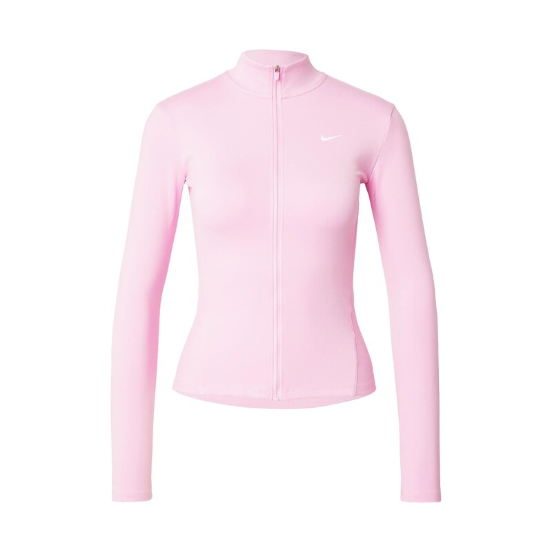 NIKE Sportovní mikina ONE růžová / bílá