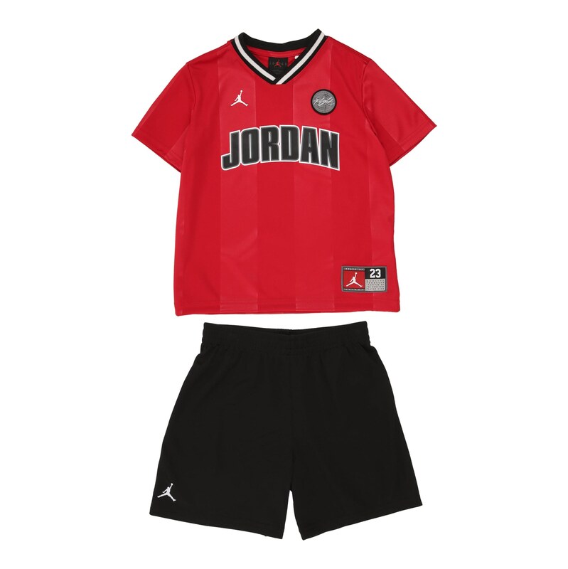 Jordan Joggingová souprava červená / černá / bílá