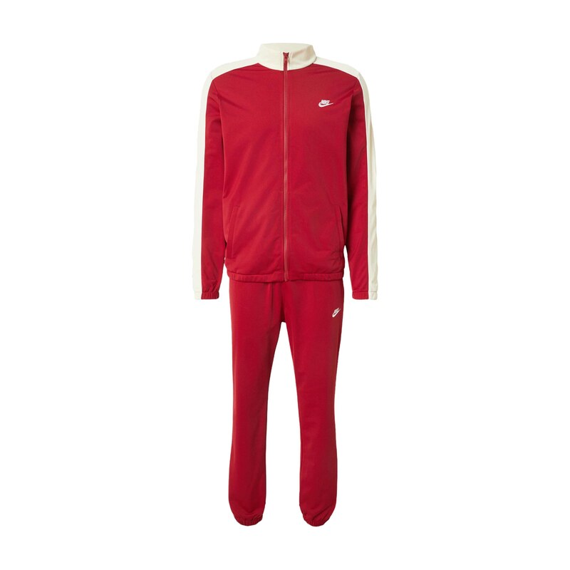 Nike Sportswear Joggingová souprava CLUB červená / bílá