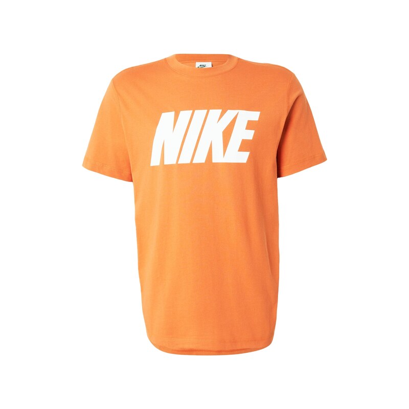Nike Sportswear Tričko Club oranžová / bílá