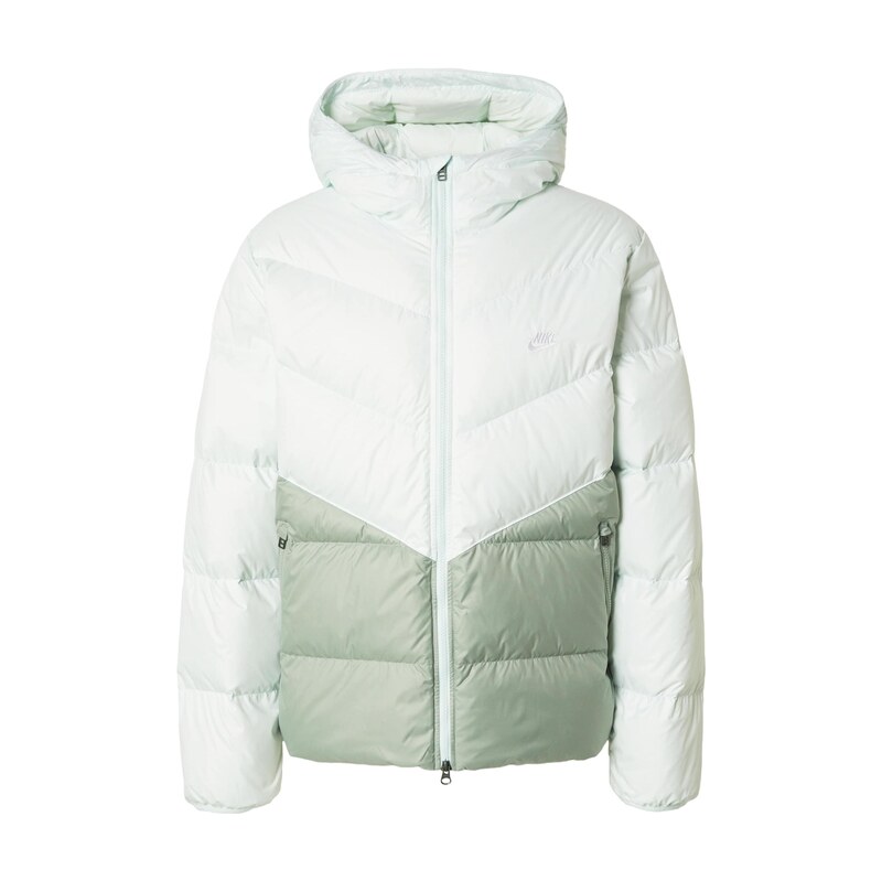 Nike Sportswear Zimní bunda WINDRUNNER pastelově zelená / bílá