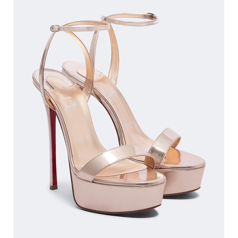 Christian Louboutin Loubi Queen Alta leather platform sandals