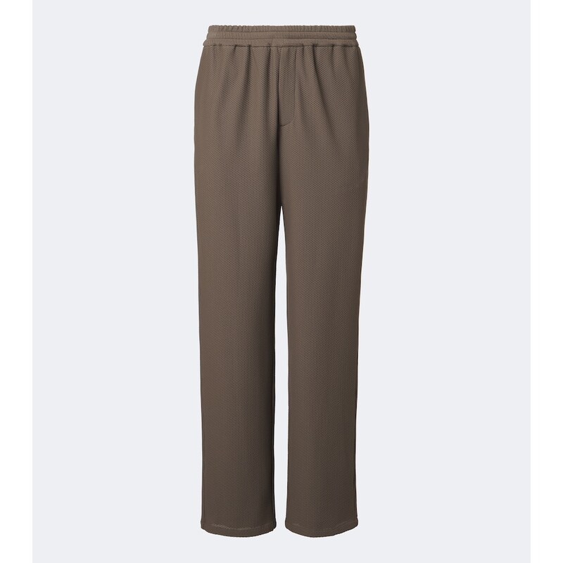 Giorgio Armani Waffle-knit straight pants