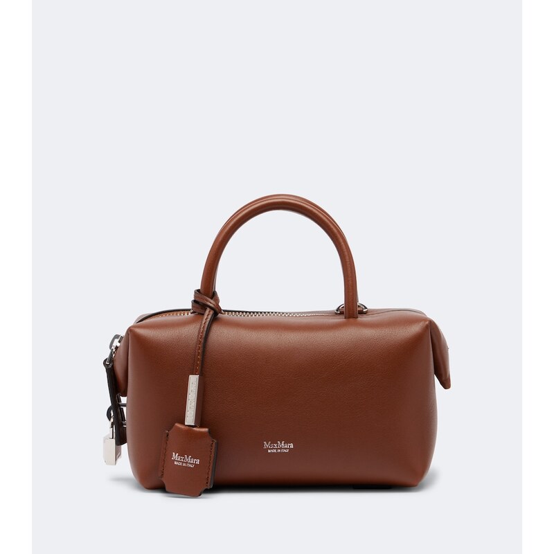 Max Mara Small leather top-handle bag