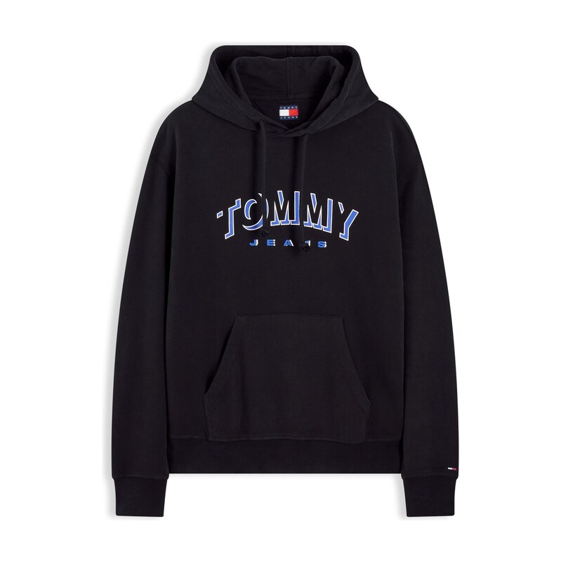 Tommy Jeans Mikina modrá / černá / bílá